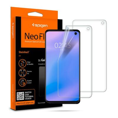 Galaxy S10 Screen Protector, Genuine SPIGEN Neo Flex HD Clear Film 2PCS PER PACK [Colour:Clear]