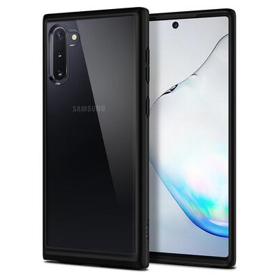 Galaxy Note 10 Case, Genuine SPIGEN Ultra Hybrid Hard Bumper Cover for Samsung [Colour:Black]