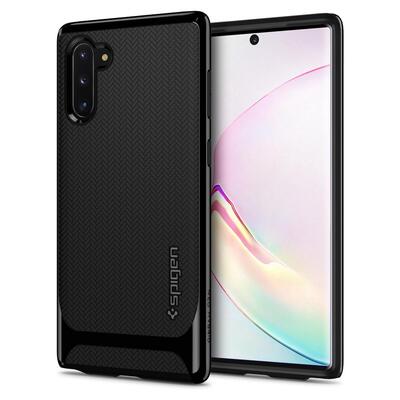 Galaxy Note 10 Case Genuine SPIGEN Neo Hybrid Premium Bumper Cover for Samsung [Colour:Shiny Black]