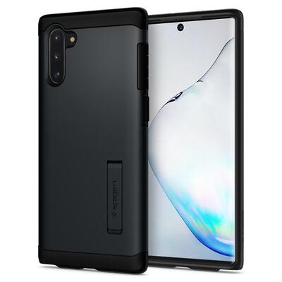 Galaxy Note 10 Case Genuine SPIGEN Slim Armor Heavy Duty Hard Cover for Samsung [Colour:Metal Slate]