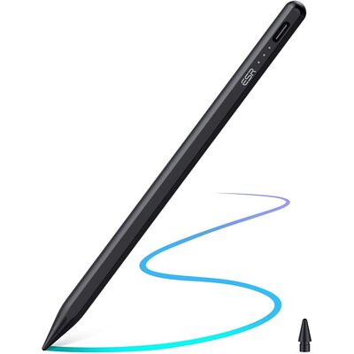 ESR Aluminium Digital iPad Stylus Pencil with Magnetic [Colour:Black]