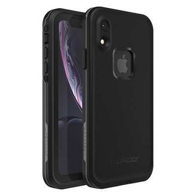 iPhone XR case, Genuine Lifeproof FRE Dust Shock Waterproof Cover for Apple [Colour:Black]