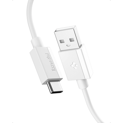 SPIGEN USB A to USB C 60W EB6010AC 1M for Universal USB Cable [Colour:White]