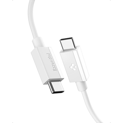 SPIGEN 1M Essential USB C to USB C 60W for Universal USB Cable [Colour:White]