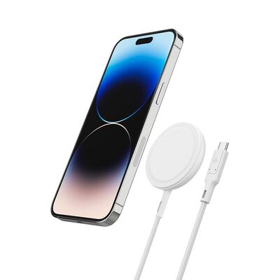 PowerArc by SPIGEN 15W Made for MagSafe Fast Wireless Charger PF2200 ArcField (MagFit) [Colour:White]