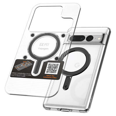 SPIGEN Magnetic Ring Plate MagFit MagSafe Compatible for Universal Phone [Colour:Black]