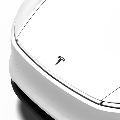 SPIGEN Front Emblem Logo Cover TD100B for Tesla Model Y Juniper (2025 - Current) / Model Y L (2026) [Colour:Black]