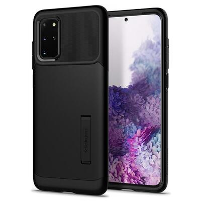 Galaxy S20 Plus Case, Genuine SPIGEN Slim Armor Heavy Duty Hard Cover for Samsung [Colour:Black]