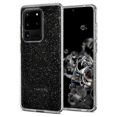 Galaxy S20 Ultra 5G Case, Genuine SPIGEN Liquid Crystal Glitter Slim Soft Cover for Samsung [Colour:Crystal Quartz]