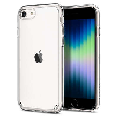 SPIGEN Crystal Hybrid Case for iPhone SE 2022 / SE 2020 / 8 / 7 [Colour:Clear]