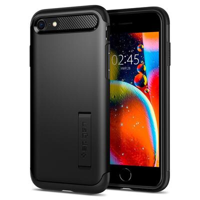 SPIGEN Slim Armor Case for iPhone SE 2022 / SE 2020 / 8 / 7 [Colour:Black]