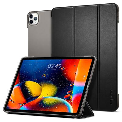 Apple iPad Pro 12.9 2020 / 2018 Case, Genuine SPIGEN Smart Tri Fold Auto wake Stand Cover [Colour:Black]
