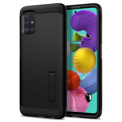 Galaxy A51 Case Genuine SPIGEN Shock proof Tough Armor XP Hard Cover for Samsung [Colour:Black]