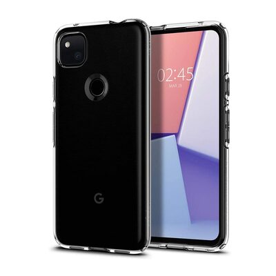 Genuine SPIGEN Liquid Crystal Slim Clear Soft Cover for Google Pixel 4a Case [Colour:Clear]