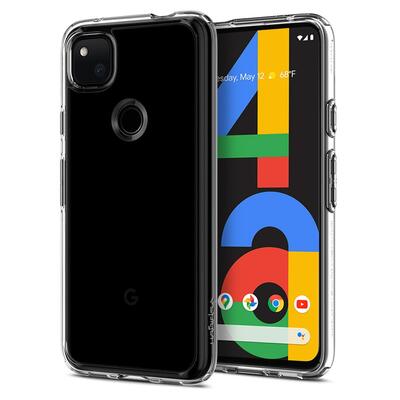 Genuine SPIGEN Ultra Hybrid Shockproof Clear Hard Cover for Google Pixel 4a Case [Colour:Clear]