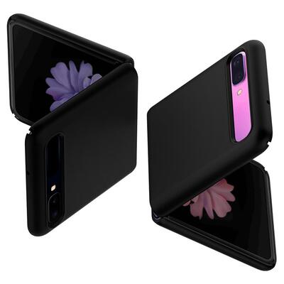 Genuine SPIGEN Thin Fit Exact Fit Ultra Slim Hard Cover for Samsung Galaxy Z Flip Case [Colour:Black]