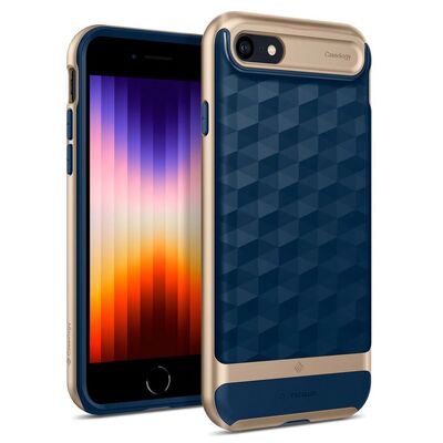 SPIGEN Caseology Parallax Case for iPhone SE 2022 / 2020 / 8 / 7 [Colour:Navy Blue]
