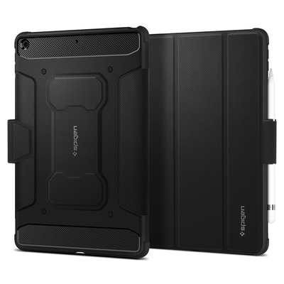 Spigen Rugged Armor Pro Case for iPad 10.2 2021/2020/2019 [Colour:Black]