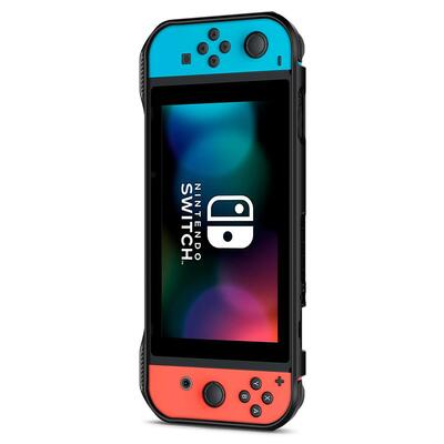 Genuine SPIGEN Rugged Armor Shockproof Back Cover for Nintendo Switch Case [Colour:Black]