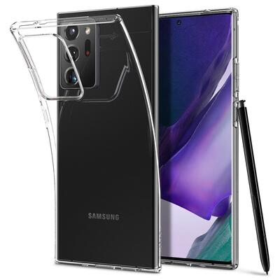 Genuine SPIGEN Crystal Flex Ultra Slim TPU Soft Cover for Samsung Galaxy Note 20 Ultra Case [Colour:Clear]