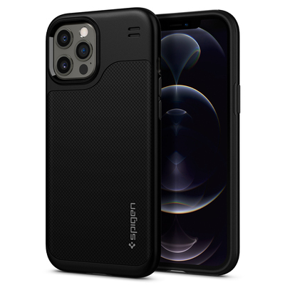Genuine SPIGEN Hybrid NX Dual Layer Tough Cover for Apple iPhone 12 Pro Max (6.7-inch) Case [Colour:Black]