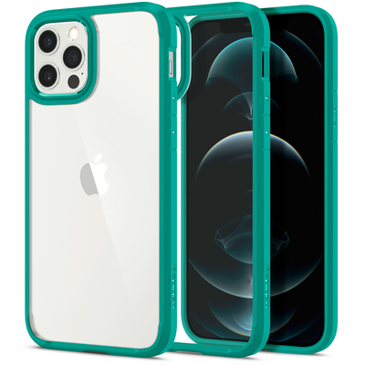 Genuine SPIGEN Crystal Hybrid Tough Bumper Cover for Apple iPhone 12 / iPhone 12 Pro (6.1-inch) Case [Colour:Mint]