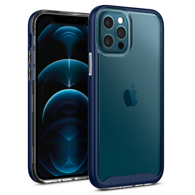 SPIGEN Caseology Skyfall Case for iPhone 12 / 12 Pro (6.1-inch) [Colour:Blue]