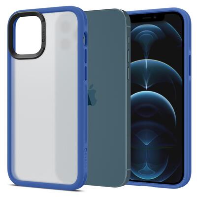 Genuine SPIGEN Ciel by CYRILL Color Brick Bumper Cover for Apple iPhone 12 / iPhone 12 Pro (6.1-inch) Case [Colour:Navy]