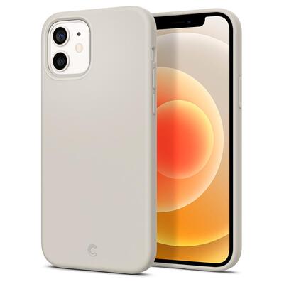 Genuine SPIGEN Ciel by CYRILL Silicone Fit Soft Rugged Slim Cover for Apple iPhone 12 / iPhone 12 Pro (6.1-inch) Case [Colour:Stone]