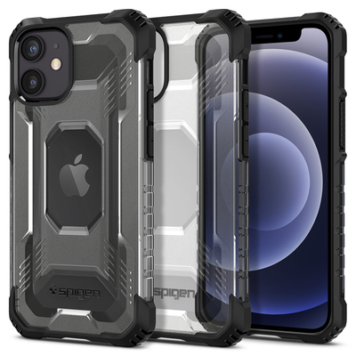 Genuine SPIGEN Nitro Force Ultra Slim Thin Cover for Apple iPhone 12 mini (5.4-inch) Case [Colour:Black]