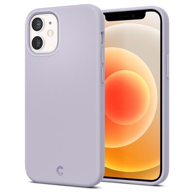Genuine SPIGEN Ciel by CYRILL Silicone Fit Soft Rugged Slim Cover for Apple iPhone 12 mini (5.4-inch) Case [Colour:Lavender]