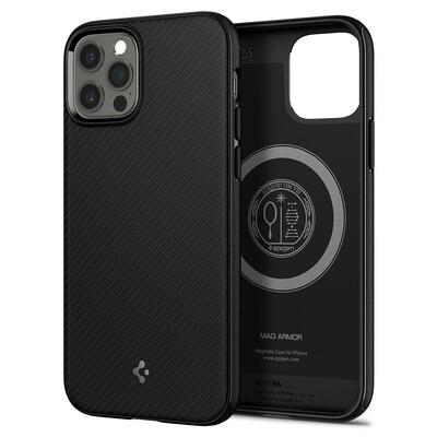 SPIGEN Mag Armor Case for iPhone 12 / 12 Pro (6.1-inch) [Colour:Black]