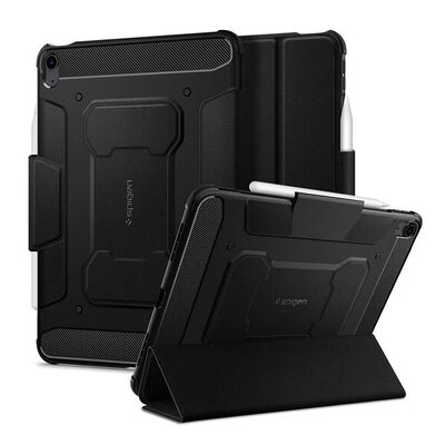 SPIGEN Rugged Armor Pro for iPad Air 11-inch M3/M2 (2025/2024) / 10.9-inch 5th Gen (2022) / 10.9-inch 4th Gen (2020) Case [Colour:Black]