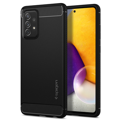 SPIGEN Rugged Armor Case for Galaxy A72 [Colour:Black]