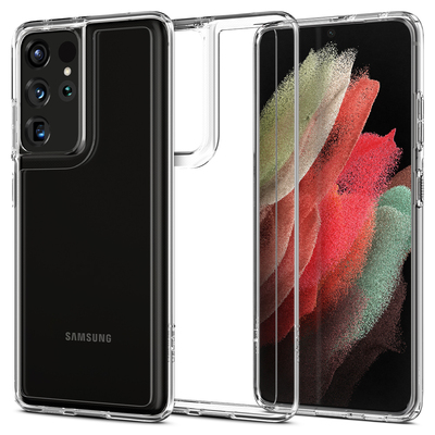 SPIGEN Ultra Hybrid Case for Galaxy S21 Ultra [Colour:Clear]