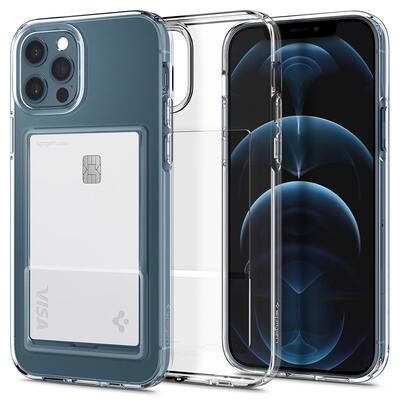 SPIGEN Crystal Slot Case for iPhone 12 / 12 Pro (6.1-inch) [Colour:Clear]