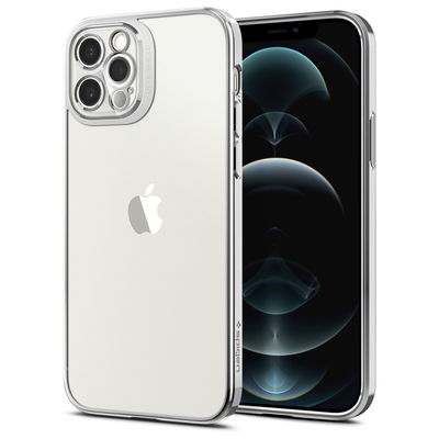 SPIGEN Optik Crystal Case for iPhone 12 Pro (6.1-inch) [Colour:Silver]