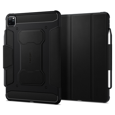 SPIGEN Rugged Armor Pro Case for iPad Pro 12.9 (2022/2021) [Colour:Black]