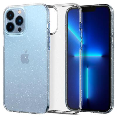 SPIGEN Liquid Crystal Glitter Case for iPhone 13 Pro Max (6.7-inch) [Colour:Crystal Quartz]
