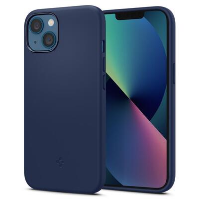 SPIGEN Silicone Fit Case for iPhone 13 (6.1-inch) [Colour:Navy Blue]