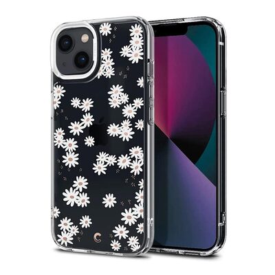 SPIGEN CYRILL Cecile Case for iPhone 13 (6.1-inch) [Colour:White Daisy]