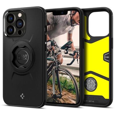 SPIGEN Gearlock GCF141 Bike Mount Case for iPhone 13 Pro Max (6.7-inch) [Colour:Black]