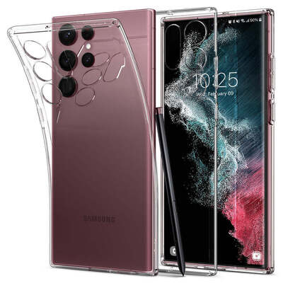 SPIGEN Liquid Crystal Flex Case for Galaxy S22 Ultra [Colour:Clear]