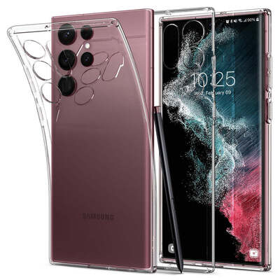 SPIGEN Crystal Flex Case for Galaxy S22 Ultra [Colour:Clear]