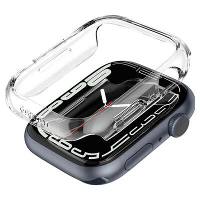 SPIGEN Thin Fit Case for Apple Watch Series 9/8/7 (45mm) [Colour:Clear]