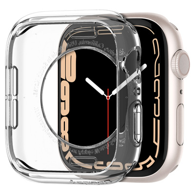 SPIGEN Liquid Crystal Case for Apple Watch Series 9/8/SE2/7/6/SE/5/4 (45mm/44mm) [Colour:Clear]