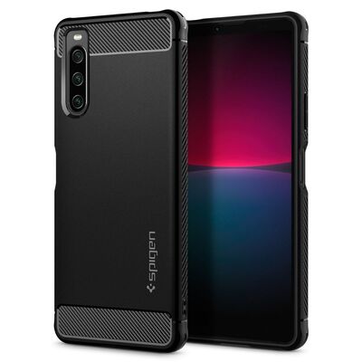 SPIGEN Rugged Armor Case for Sony Xperia 10 IV [Colour:Black]