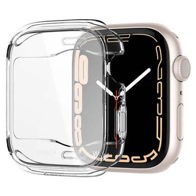 SPIGEN Ultra Hybrid Case for Apple Watch Series 9/8/7 (41mm) [Colour:Clear]