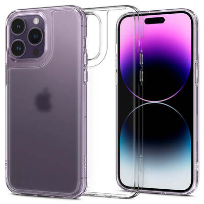 SPIGEN Quartz Hybrid Case for iPhone 14 Pro Max [Colour:Matte Clear]