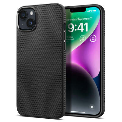 SPIGEN Liquid Air Case for iPhone 14 Plus [Colour:Black]